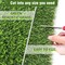 8 Packs 12 x 12 Inch Squares Grass Placemats Artificial Grass Mat Fake Turf Astroturf Squares Placemat Synthetic Grass Turf Patch Washable Green Fake Grass Patch Tiles for Outdoor Picnic Party